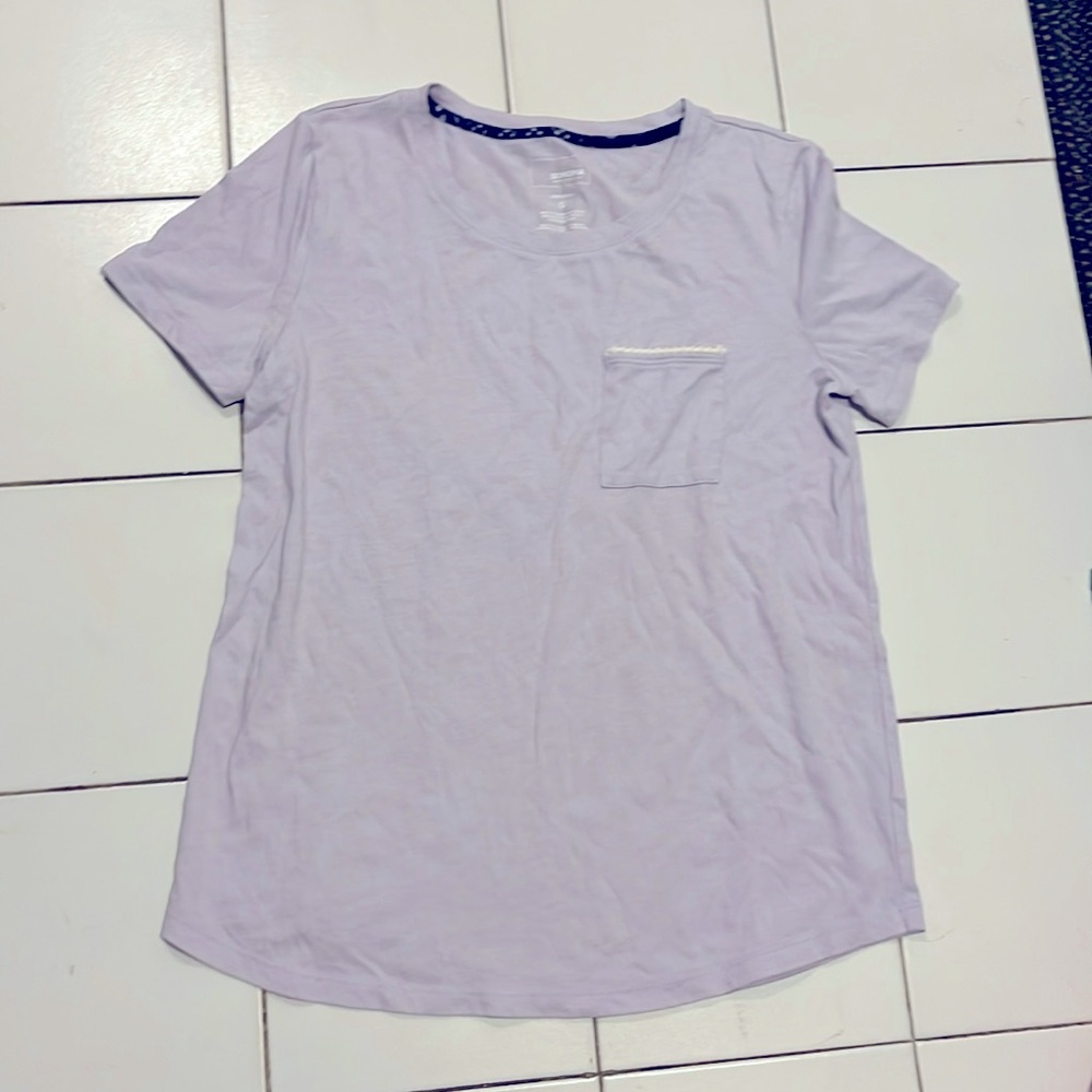 Women’s purple t-shirt/pajama shirt